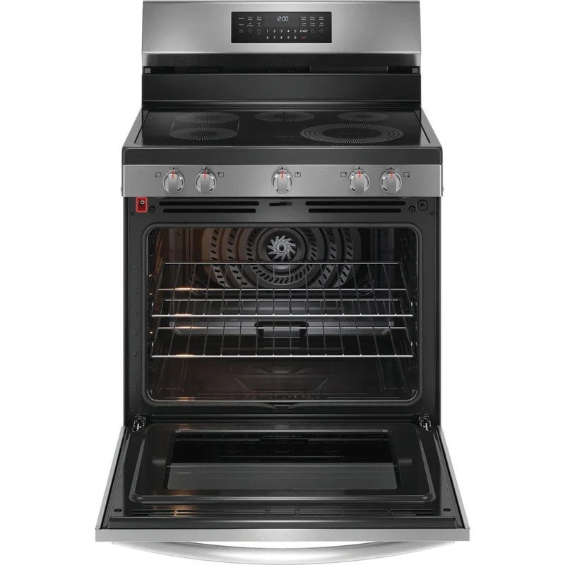Frigidaire  30" Rear Control Electric Range with Total Convection -GCRE3060BF