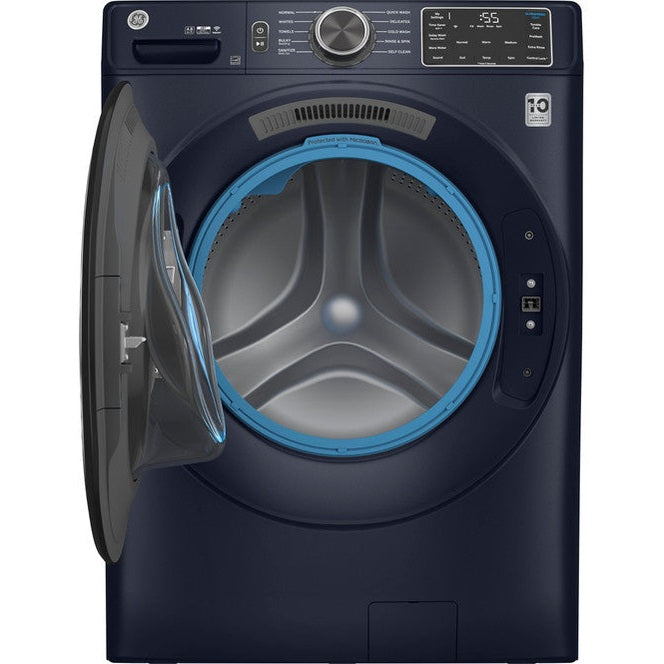 GE® ENERGY STAR® 4.8 cu. ft. Capacity Smart Front Load Washer with UltraFresh Vent System with OdorBlock™ and Sanitize w/Oxi - GFW550SPRRS