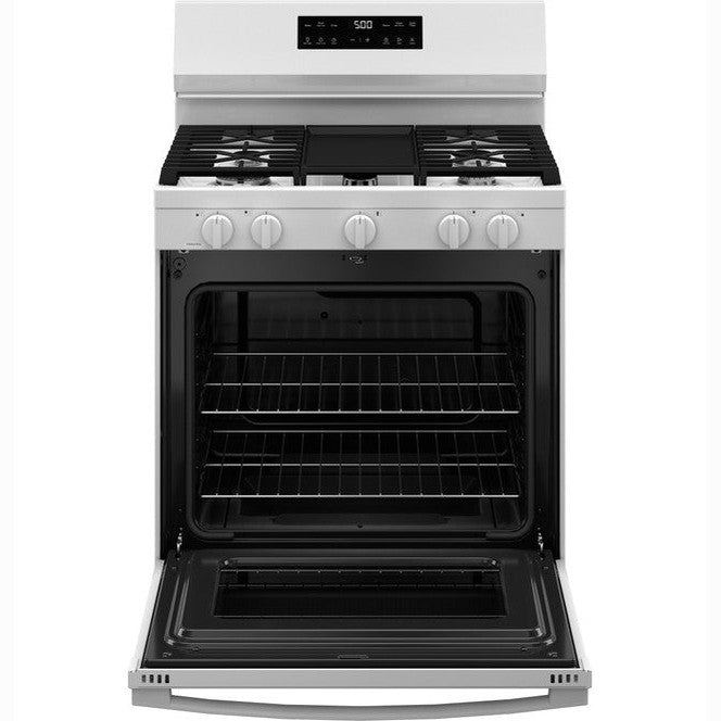 GE® 30" Free-Standing Gas Range with Crisp Mode - GGF500PVWW