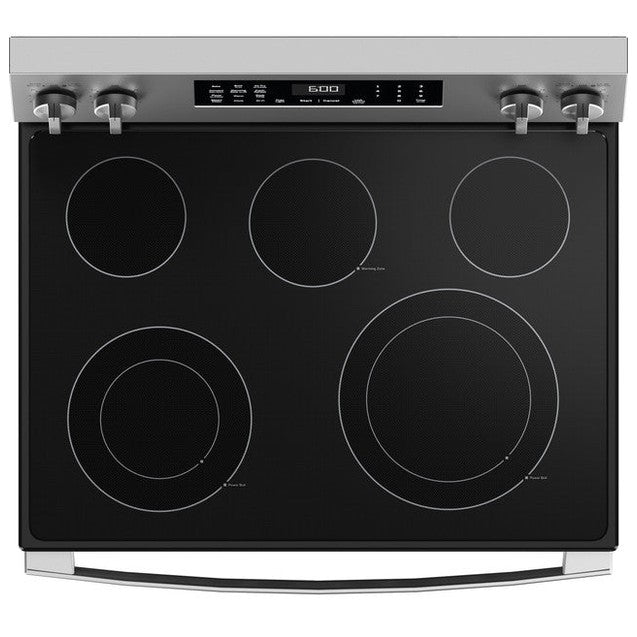 GE® ENERGY STAR® 30" Free-Standing Electric Convection Range with No Preheat Air Fry and EasyWash™ Oven Tray - GRF600AVSS