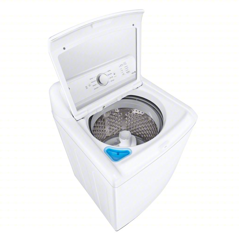 LG - 4.1 cu. ft. Top Load Washer with 4-Way Agitator® and TurboDrum™ Technology - WT6105CW