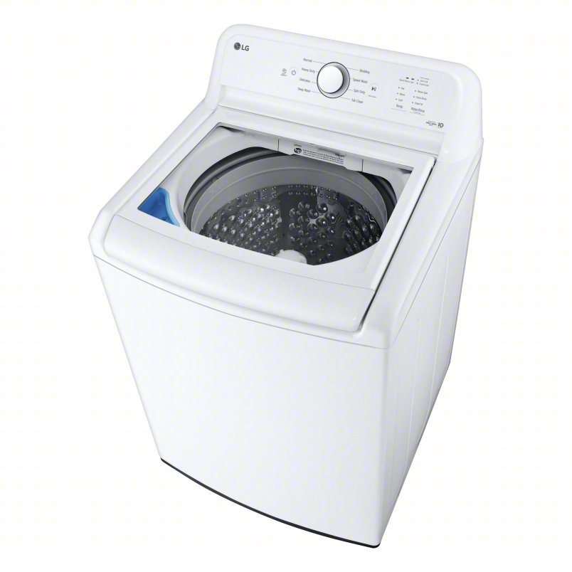 LG - 4.1 cu. ft. Top Load Washer with 4-Way Agitator® and TurboDrum™ Technology - WT6105CW
