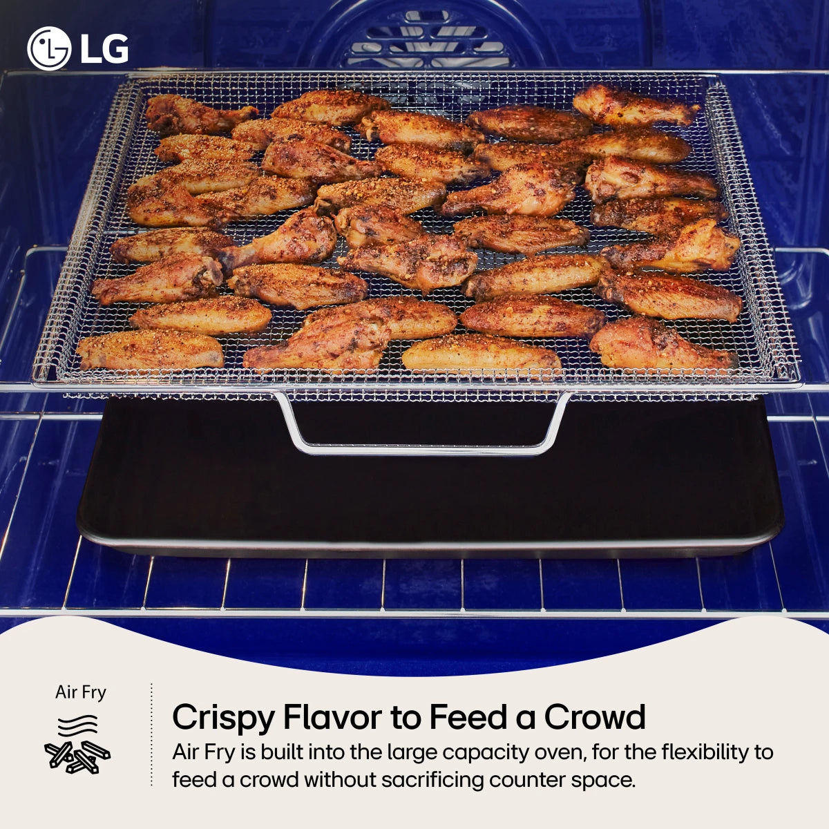 LG 6.3 cu. ft. Smart Wi-Fi Enabled Probake Convection® Gas Range with Air Fry & EasyClean® - LRGN6325X