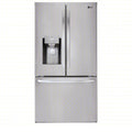 LG - 28 cu. ft. 3 Door French Door, Standard Depth, Ice and Water with Single Ice Maker - LRFS28XBS