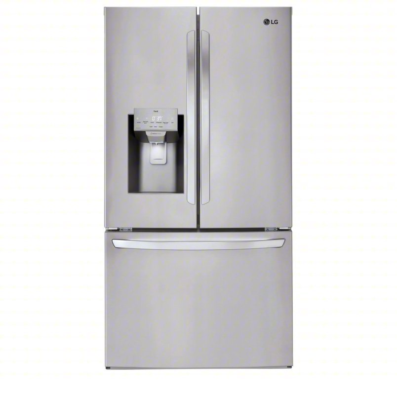 LG - 28 cu. ft. 3 Door French Door, Standard Depth, Ice and Water with Single Ice Maker - LRFS28XBS