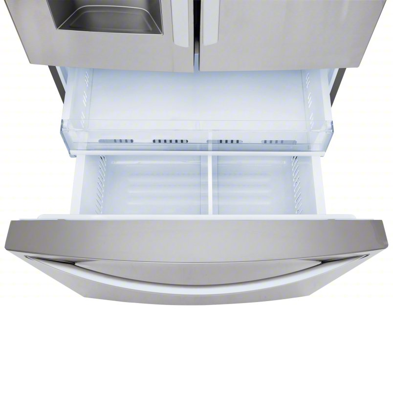 LG - 28 cu. ft. 3 Door French Door, Standard Depth, Ice and Water with Single Ice Maker - LRFS28XBS