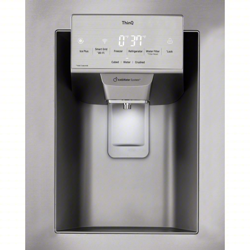 LG - 28 cu. ft. 3 Door French Door, Standard Depth, Ice and Water with Single Ice Maker - LRFS28XBS
