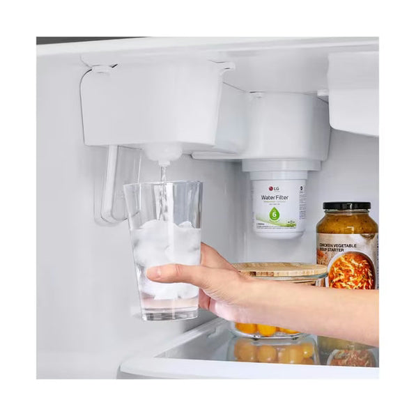 LG 24 cu. ft. 33 Inch Wide Top Freezer Refrigerator (Stainless Steel) - LRTLS2403S