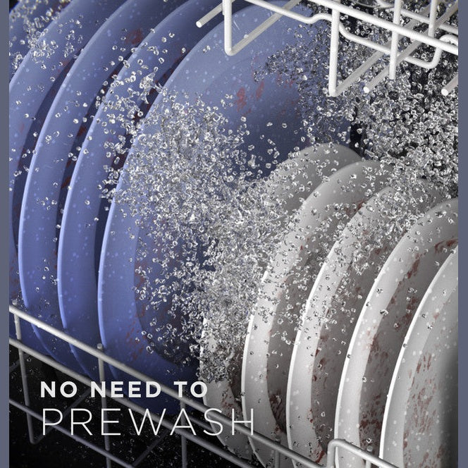 GE® ENERGY STAR® Fingerprint Resistant Top Control with Stainless Steel Interior Dishwasher with Sanitize Cycle - GDP670SYVFS