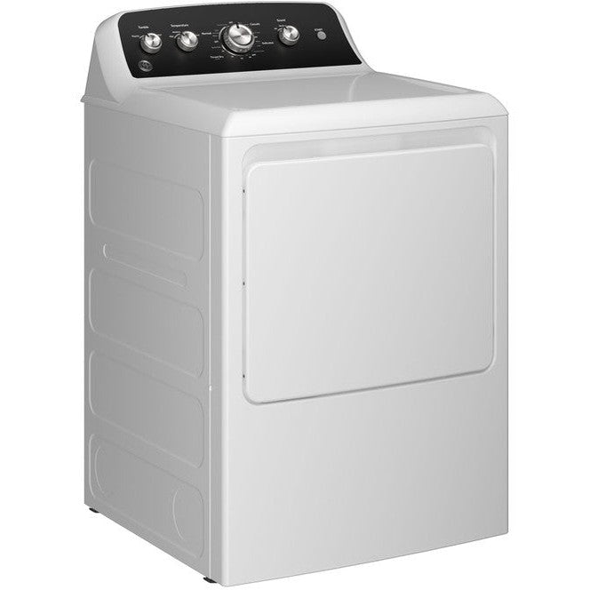 GE® 7.2 cu. ft. Capacity Gas Dryer with Up To 120 ft. Venting and Extended Tumble - GTD48GASWWB