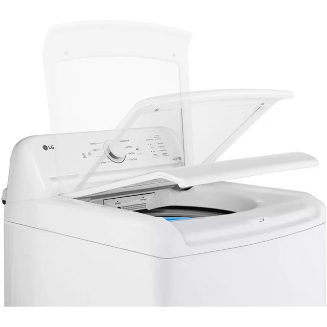 LG - 4.3 cu. ft. Ultra Large Capacity Top Load Washer with Impeller & TurboDrum™ Technology - WT6100CW