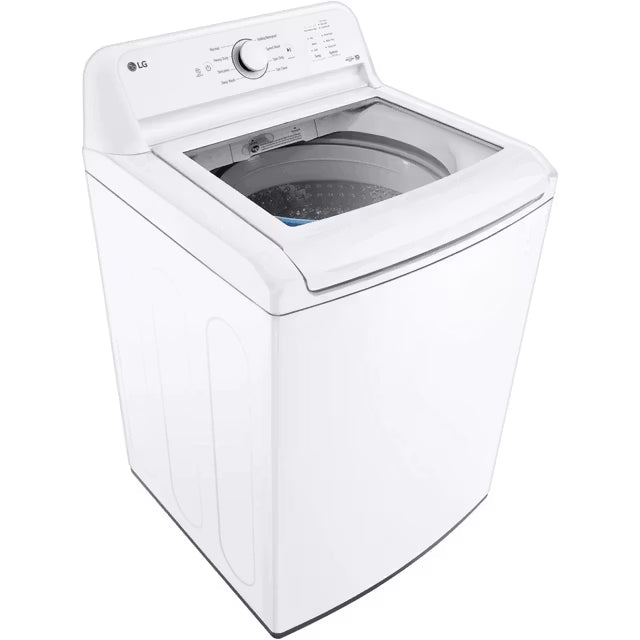 LG - 4.3 cu. ft. Ultra Large Capacity Top Load Washer with Impeller & TurboDrum™ Technology - WT6100CW