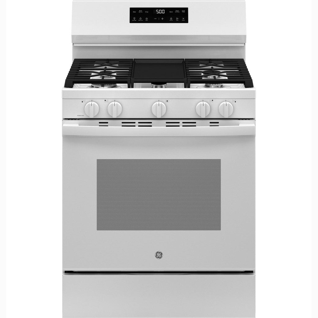GE® 30" Free-Standing Gas Range with Crisp Mode - GGF500PVWW