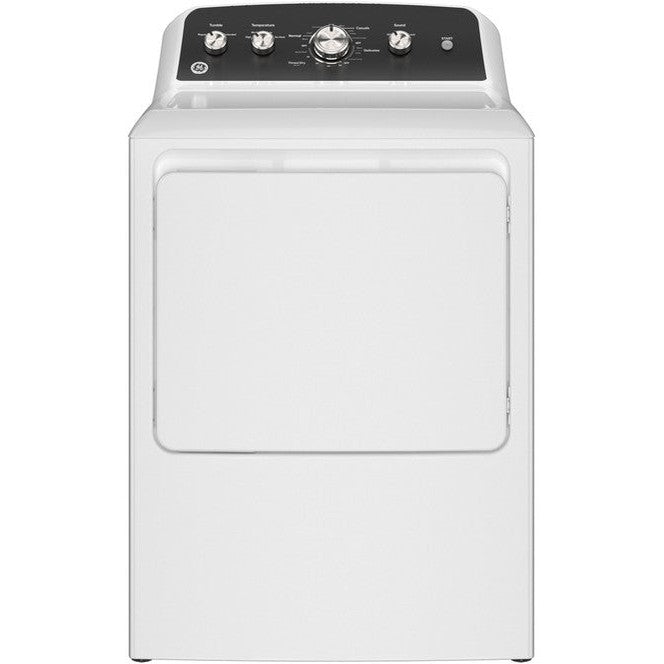 GE® 7.2 cu. ft. Capacity Gas Dryer with Up To 120 ft. Venting and Extended Tumble - GTD48GASWWB