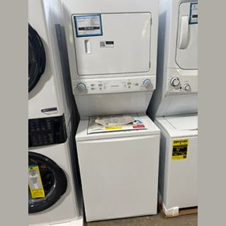 Frigidaire - Gas Washer/Dryer Laundry Center - 3.9 Cu. Ft Washer and 5.5 Cu. Ft. Dryer - FLCG7522AW