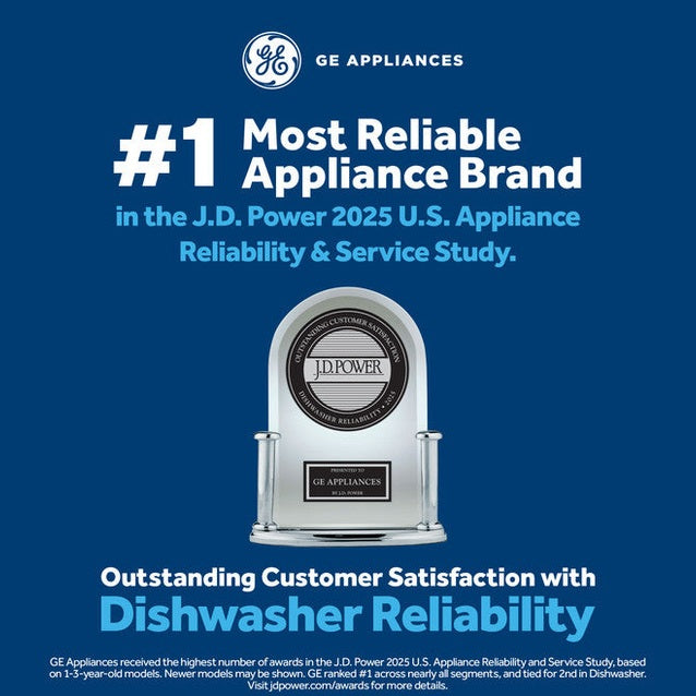 GE® ENERGY STAR® Fingerprint Resistant Top Control with Stainless Steel Interior Dishwasher with Sanitize Cycle - GDP670SYVFS