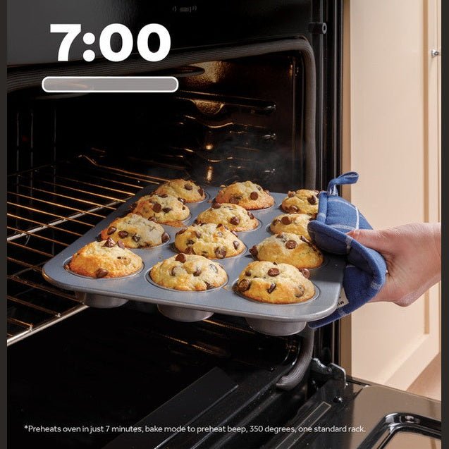 GE® 30" Free-Standing Gas Range with Crisp Mode - GGF500PVWW